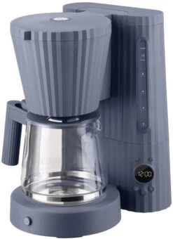 Alessi Filter-koffiezetapparaat Plissé - 1.5 Liter - Grijs - Michele De Lucchi - MDL14 G