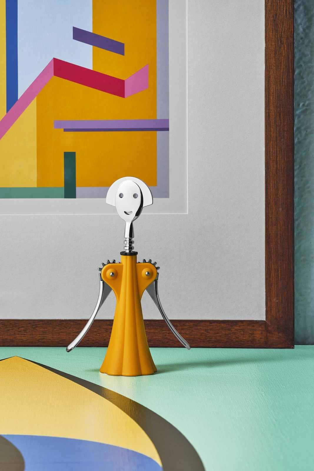 Alessi Kurkentrekker Anna G. - AM01 DY - Geel - Door Alessandro Mendini 3 Alessi Kurkentrekker Anna G. - AM01 DY - Geel - Door Alessandro Mendini - Afbeelding 3