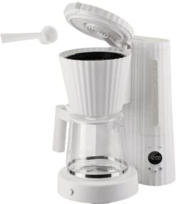 Alessi Filter-koffiezetapparaat Plissé - 1.5 Liter - Grijs - Michele De Lucchi - MDL14 G 8 Alessi Filter-koffiezetapparaat Plissé - 1.5 Liter - Grijs - Michele De Lucchi - MDL14 G -Le Creuset Winkel 0013 MDL14 W 03 1x1 300dpi 1250pxl 1