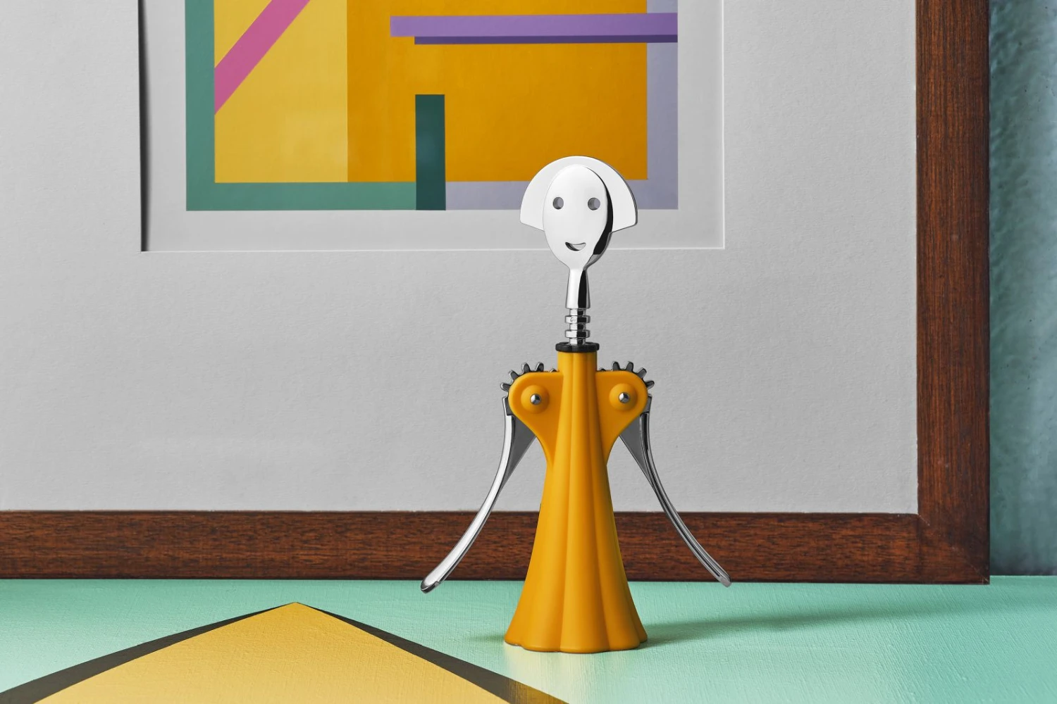 Alessi Kurkentrekker Anna G. - AM01 DY - Geel - Door Alessandro Mendini 4 Alessi Kurkentrekker Anna G. - AM01 DY - Geel - Door Alessandro Mendini - Afbeelding 4