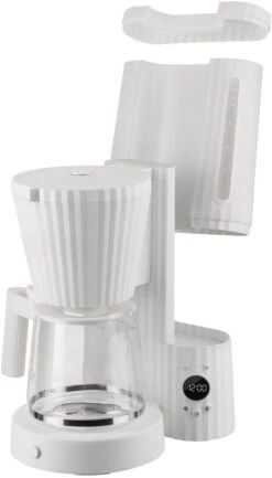 Alessi Filter-koffiezetapparaat Plissé - 1.5 Liter - Grijs - Michele De Lucchi - MDL14 G 7 Alessi Filter-koffiezetapparaat Plissé - 1.5 Liter - Grijs - Michele De Lucchi - MDL14 G -Le Creuset Winkel 0015 MDL14 W 04 1x1 300dpi 1250pxl 1