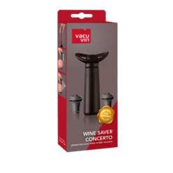 Vacu Vin Wijnpomp Met 2 Wijnstoppers - Wine Saver Concerto - Zwart 7 Vacu Vin Wijnpomp Met 2 Wijnstoppers - Wine Saver Concerto - Zwart -Le Creuset Winkel 09875606 Wine Saver Concerto 1 Pump 2 Stoppers Pack