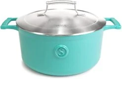 Saveur Selects Braadpan Voyage - Saveur Blue - ø 25 Cm / 4.7 Liter - Geëmailleerde Anti-aanbaklaag