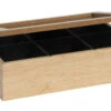Sakura Tea Theedoos - Hout - 6-vaks - Met Fluweel - 24 X 16 Cm