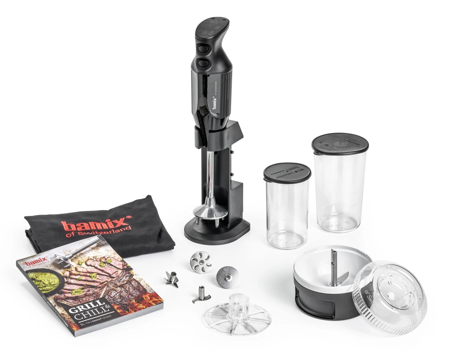 Bamix Staafmixer Set - Bbq Box - Zwart 1 Bamix Staafmixer Set - Bbq Box - Zwart