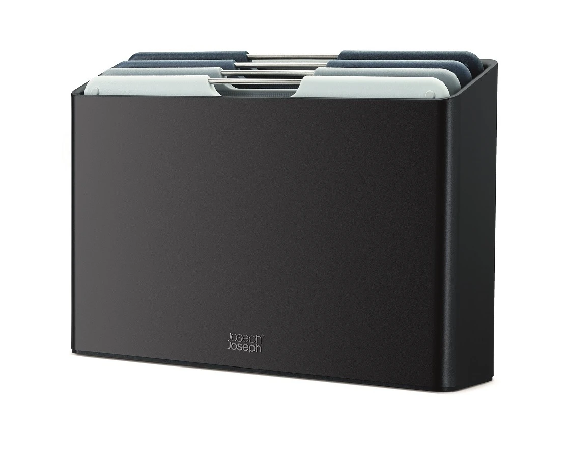 Joseph Joseph 4-delige Snijplankenset Met Houder - Folio - Grijs 1 Joseph Joseph 4-delige Snijplankenset Met Houder - Folio - Grijs