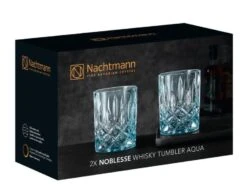 Nachtmann Whiskey Glazen Noblesse - Aqua - 295 Ml - 2 Stuks -Le Creuset Winkel 104239 NoblesseWhiskyglasAqua1 2 1