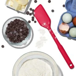 OXO Good Grips Spatel Siliconen Rood 32 Cm -Le Creuset Winkel 11280300 SpatelSiliconenRoze4 4 33