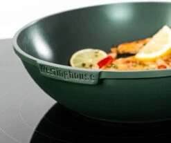 Westinghouse Pannenset Performance (Wokpan + Grillpan) ø 28 Cm - Groen - Inductie En Alle Andere Warmtebronnen -Le Creuset Winkel 1200x1006