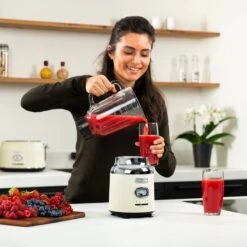 Westinghouse Retro Waterkoker + Broodrooster 2 Sleuven + Blender - Wit -Le Creuset Winkel 1200x1200 136