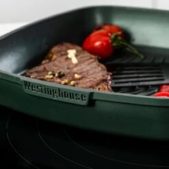 Westinghouse Pannenset Performance (Wokpan + Grillpan) ø 28 Cm - Groen - Inductie En Alle Andere Warmtebronnen -Le Creuset Winkel 1200x1200 40