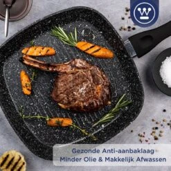 Westinghouse Pannenset Black Marble (Grillpan 28 Cm + Wokpan ø 30 Cm) - Inductie En Alle Andere Warmtebronnen 13 Westinghouse Pannenset Black Marble (Grillpan 28 Cm + Wokpan ø 30 Cm) - Inductie En Alle Andere Warmtebronnen -Le Creuset Winkel 1200x1200 79