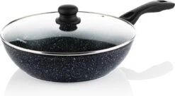 Westinghouse Pannenset Black Marble (Grillpan 28 Cm + Wokpan ø 30 Cm) - Inductie En Alle Andere Warmtebronnen 17 Westinghouse Pannenset Black Marble (Grillpan 28 Cm + Wokpan ø 30 Cm) - Inductie En Alle Andere Warmtebronnen -Le Creuset Winkel 1200x661 1