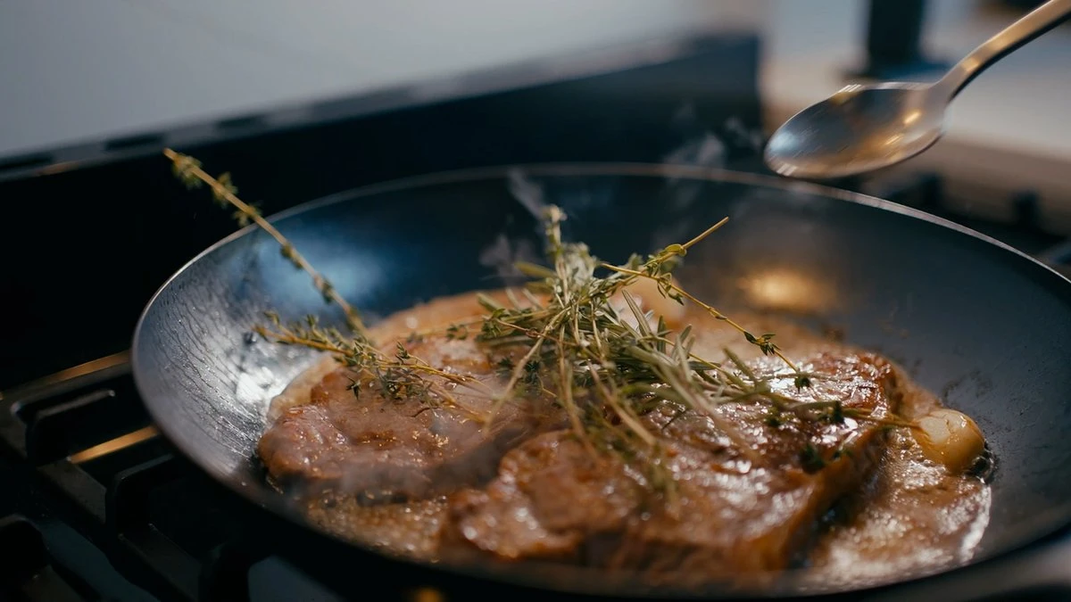 Saveur Selects Koekenpan - Carbon Steel - ø 30 Cm - Zonder Anti-aanbaklaag 2 Saveur Selects Koekenpan - Carbon Steel - ø 30 Cm - Zonder Anti-aanbaklaag - Afbeelding 2