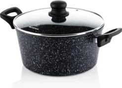 Westinghouse Pannenset Black Marble (Braadpan ø 24 Cm + Steelpan ø 18 Cm) - Inductie En Alle Andere Warmtebronnen -Le Creuset Winkel 1200x862 1