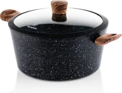 Westinghouse Pannenset Marble Wood (Braadpan + Hapjespan) ø 28 Cm - Inductie En Alle Andere Warmtebronnen -Le Creuset Winkel 1200x922 2