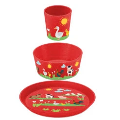 Koziol Kinderservies Connect Farm 3-Delig -Le Creuset Winkel 1430676 os
