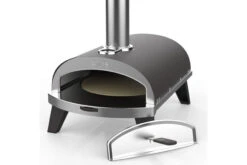 ZiiPa Pizza Oven Piana - Houtgestookt - Met Thermometer - Leisteen - Voor ø 30 Cm Pizza's - Roterende Pizzasteen -Le Creuset Winkel 159548 scaled