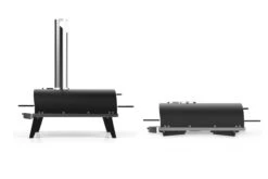 ZiiPa Pizza Oven Piana - Houtgestookt - Met Thermometer - Leisteen - Voor ø 30 Cm Pizza's - Roterende Pizzasteen -Le Creuset Winkel 159553 scaled