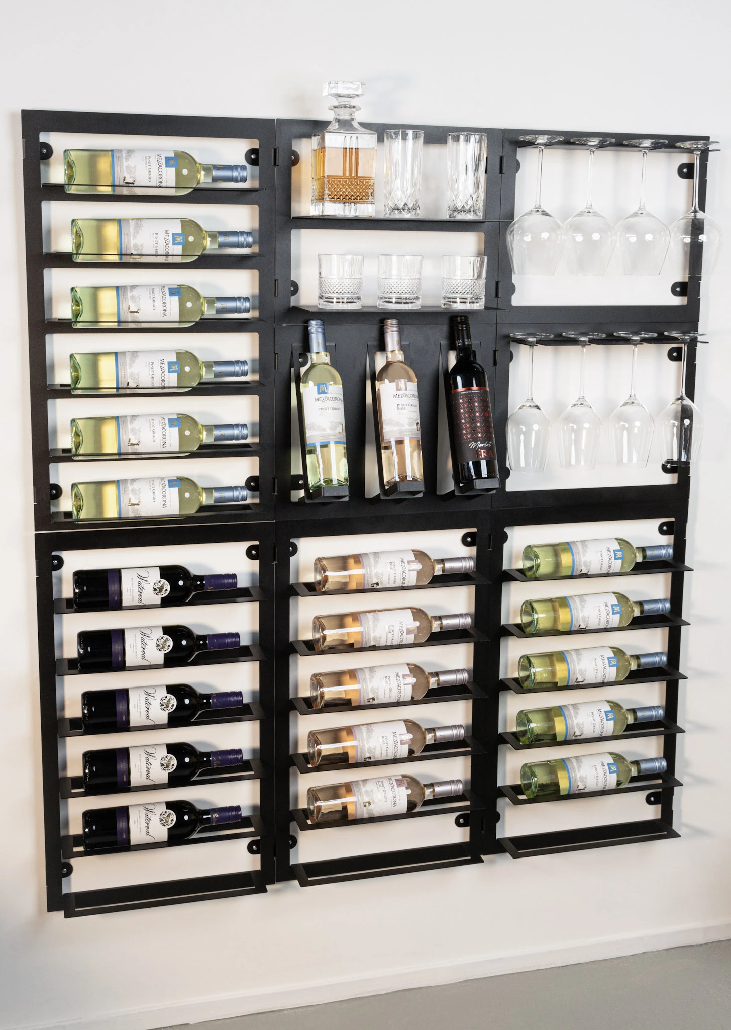 Blackwell Wijnrek - Voor 6 Flessen - Zwart 3 Blackwell Wijnrek - Voor 6 Flessen - Zwart - Afbeelding 3