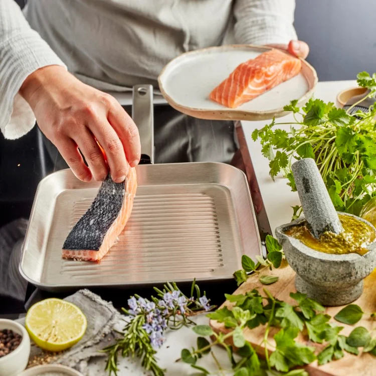 Demeyere Grillpan Specialties 3 24 X 24 Cm 2 Demeyere Grillpan Specialties 3 24 X 24 Cm - Afbeelding 2