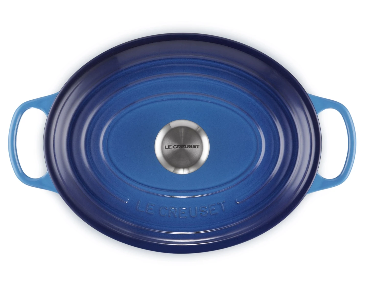 Le Creuset Braadpan Signature - Ovaal - Azure - ø 31 Cm / 6.3 Liter 5 Le Creuset Braadpan Signature - Ovaal - Azure - ø 31 Cm / 6.3 Liter - Afbeelding 5