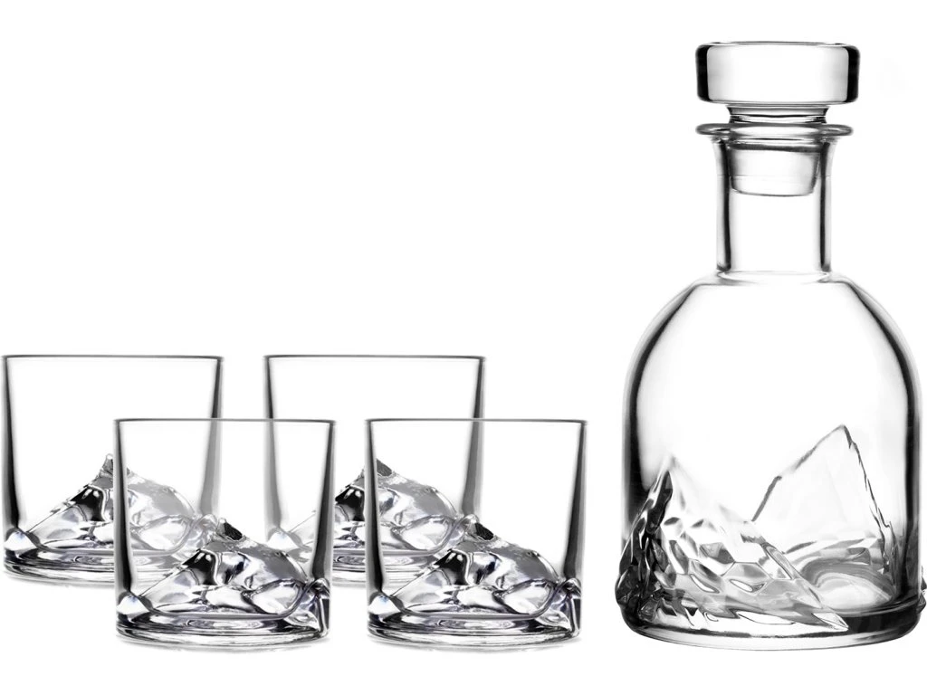 Liiton Whiskey Set Mount Everest - 5 Delige Set 1 Liiton Whiskey Set Mount Everest - 5 Delige Set