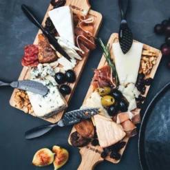 Boska Kaasmessenset Mini Monaco+ Zwart -Le Creuset Winkel 307088 BOSKACheeseKnifeSetMiniMonaco Black 2 2400x