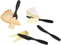 Boska Kaasmessenset Mini Monaco+ Zwart -Le Creuset Winkel 307088 BOSKACheeseKnifeSetMiniMonaco Black 3