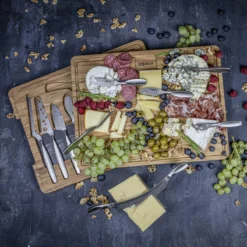 Boska Kaasset Ultimate Monaco+ (Eikenhouten Serveerplank & 10 RVS Kaasmessen) - 11 Delige Set -Le Creuset Winkel 307105BOSKAUltimateCheeseSet 10 2400x