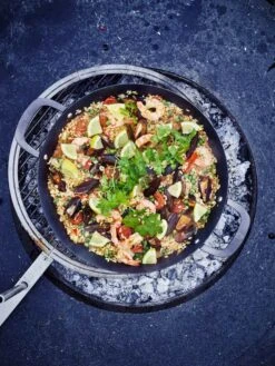 BK Paella Pan Black Steel - ø 38 Cm -Le Creuset Winkel 30a592a72b384393de43da6f1183370c455500e7 BK BS BBQ Sarten Pan w 2HH Top 2