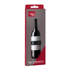 Vacu Vin Wijnthermometer - Snap - Grijs 7 Vacu Vin Wijnthermometer - Snap - Grijs -Le Creuset Winkel 3630360 Snap Thermometer Pack