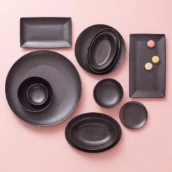 Maxwell & Williams Kleine Kom Caviar Zwart ø 11 Cm / 220 Ml -Le Creuset Winkel 3771382 92288 maxwellenwilliams caviar black bord rechthoek 275x16 cm 20 5