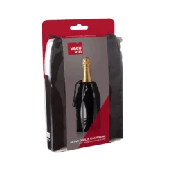 Vacu Vin Champagnekoeler Active Cooler - Sleeve - Zwart -Le Creuset Winkel 38856606 Active Cooler Champagne Black Pack