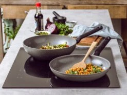 BK Wokpan Granite - Aluminium - ø 28 Cm - Keramische Anti-aanbaklaag -Le Creuset Winkel 39055fbf90e8094c869b4bee9eaacc701f21281d BK Inductiekoken PH00636 015 1