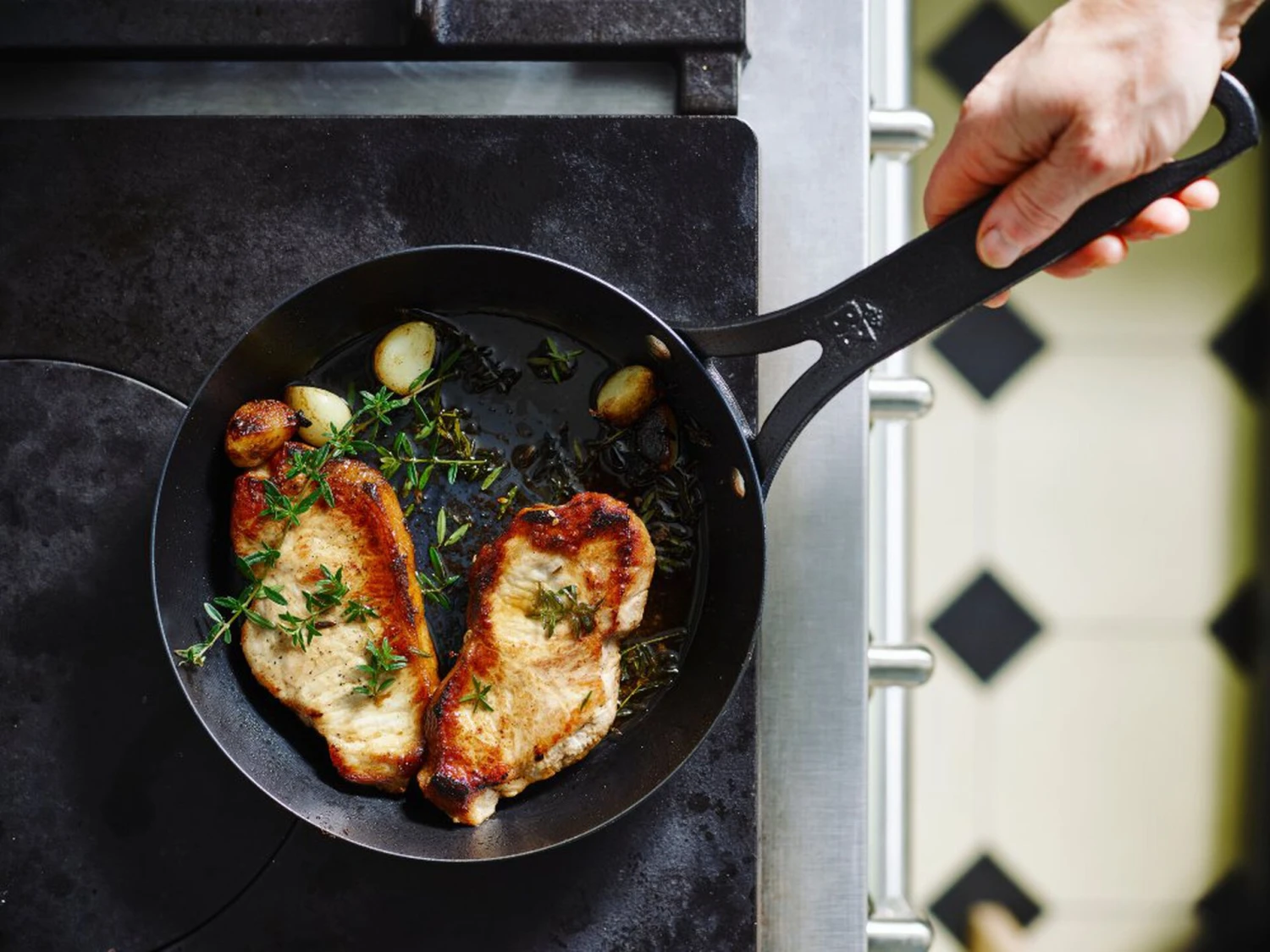 BK Koekenpan Black Steel - ø 30 Cm - Zonder Anti-aanbaklaag 6 BK Koekenpan Black Steel - ø 30 Cm - Zonder Anti-aanbaklaag - Afbeelding 6