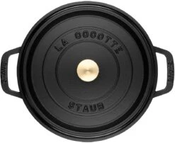 Staub Braadpan / Cocotte - Zwart - ø 26 Cm / 5.2 Liter -Le Creuset Winkel 40500 241 0 8 4