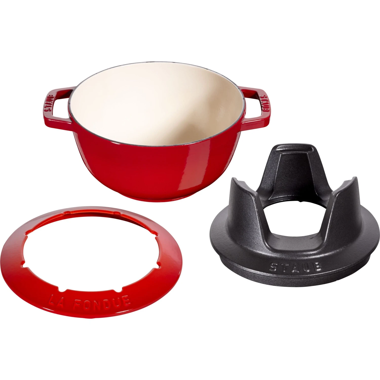 Staub Fondueset Kersenrood - ø 20 Cm / 2.36 Liter 5 Staub Fondueset Kersenrood - ø 20 Cm / 2.36 Liter - Afbeelding 5