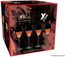 Riedel Champagne Glazen - 4 Stuks -Le Creuset Winkel 441100055 packaging EnZLBrpd