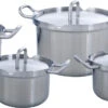 BK Pannenset Q-linair Master RVS - 4 Delige Set