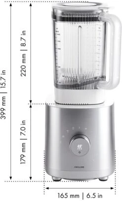 Zwilling Blender Enfinigy - 1.4 Liter - 1200 W - Zilver/Wit 14 Zwilling Blender Enfinigy - 1.4 Liter - 1200 W - Zilver/Wit -Le Creuset Winkel 53002 000 0 10