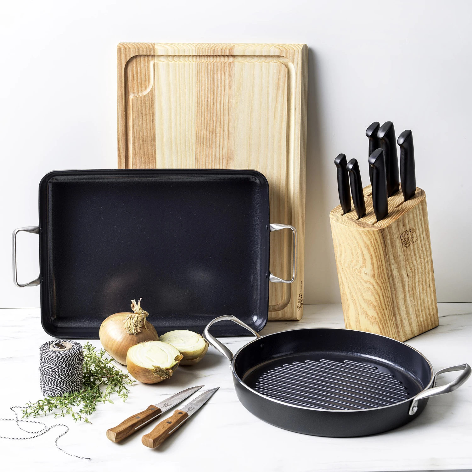 GreenPan Chop & Grill Steakmes - 2 Stuks 4 GreenPan Chop & Grill Steakmes - 2 Stuks - Afbeelding 4