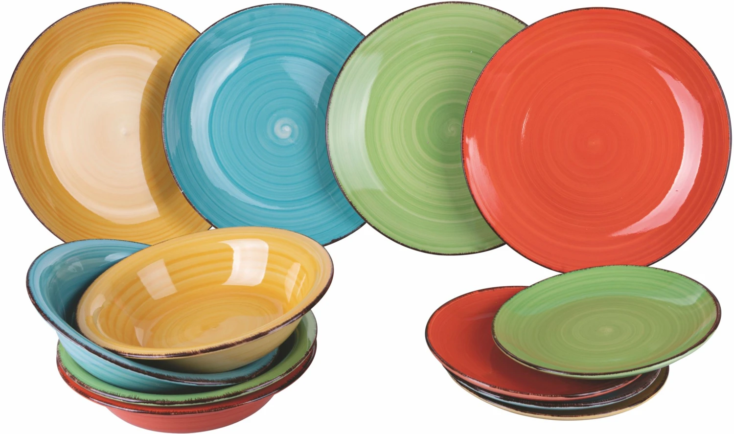 Villa D'Este Serviesset Baita Intensita Doppia - 12-delig / 4 Personen 1 Villa D'Este Serviesset Baita Intensita Doppia - 12-delig / 4 Personen