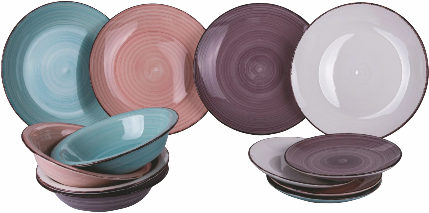 Villa D'Este Serviesset Acquerello - 12-delig / 4 Personen 1 Villa D'Este Serviesset Acquerello - 12-delig / 4 Personen