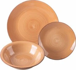 Villa D'Este Serviesset Baita - Chocolate - 18-delig / 6 Personen -Le Creuset Winkel 5911819 d