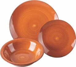 Villa D'Este Serviesset Baita - Chocolate - 12-delig / 4 Personen -Le Creuset Winkel 5911820 a