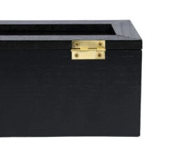 Sakura Tea Theedoos - Zwart - 6-vaks - Met Fluweel - 43 X 9 Cm -Le Creuset Winkel 6 6 vaks lang 12 scaled