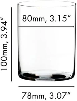 Riedel Whiskey Glazen Veloce - 2 Stuks -Le Creuset Winkel 633000002 dimensions 25kDvXMm