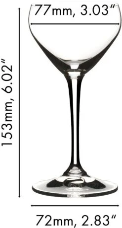 Riedel Cocktail Glazen Nick En Nora - 2 Stuks -Le Creuset Winkel 641700005 dimensions qJjX3Pkv