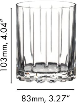 Riedel Whiskey Glazen Double Rocks - 2 Stuks -Le Creuset Winkel 641700007 dimensions 8HqQ67sn